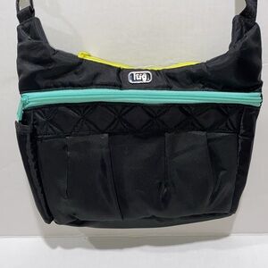 Lug swing black multi crossbody
